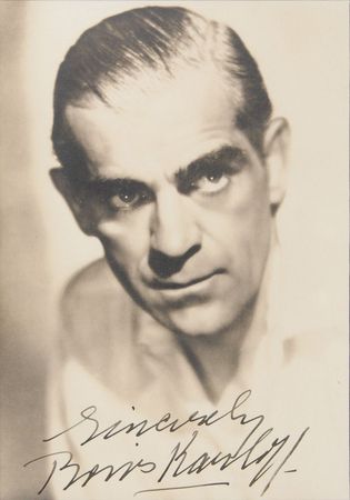 Lot #749 Boris Karloff Signed Photograph - Image 1