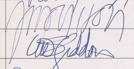 Lot #643 The Doors: The Doors’ sign-in sheet for a 1968 Waiting for the Sun recording session - Image 2