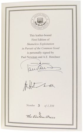 Lot #810 Paul Newman Book - Image 1