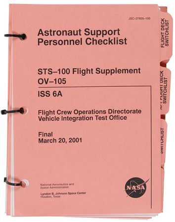 Lot #451 STS-100/104 Flight Supplements - Image 2