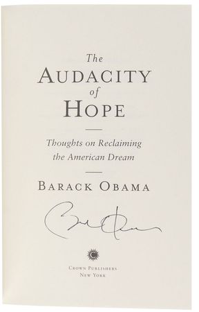 Lot #135 Barack Obama Book - Image 1