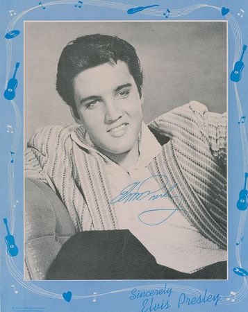 Lot #669 Elvis Presley: Scarce twice-signed 1957 program cover - Image 1