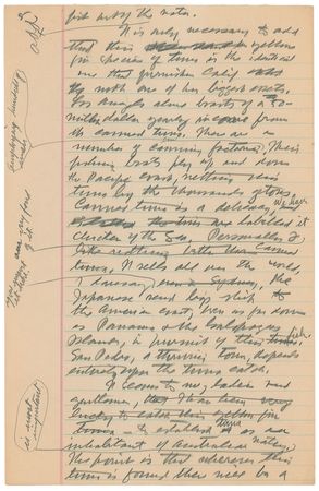 Lot #531 Zane Grey: “Splash after splash…and then, suddenly, a beautiful gold and blue fish leaped high, like a greyhound” - Image 5