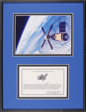Lot #418 Skylab: Bill Pogue Flown Tape - Image 1