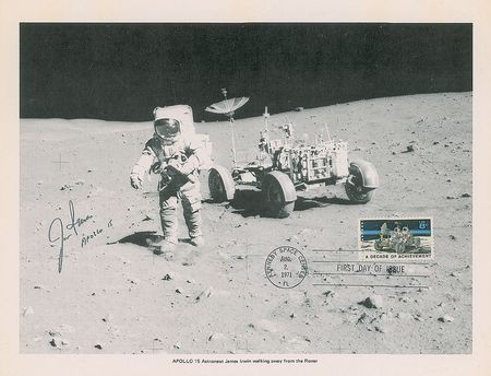 Lot #398 Apollo 15 Signed Photographs - Image 1