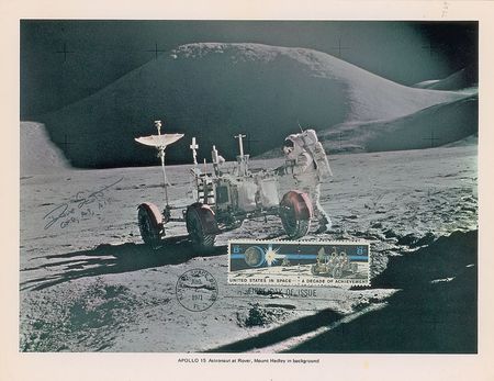 Lot #398 Apollo 15 Signed Photographs - Image 2