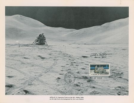 Lot #398 Apollo 15 Signed Photographs - Image 3