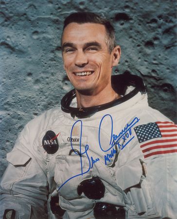 Lot #402 Gene Cernan Signed Photographs - Image 1