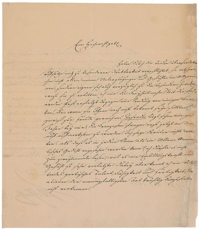 Lot #529 Johann Wolfgang von Goethe: Goethe sends his criticism for review: ?I could not ignore a major poetic talent? - Image 1