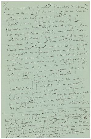 Lot #550 Romain Rolland Handwritten Letter Signed - Image 10