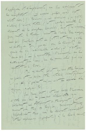Lot #550 Romain Rolland Handwritten Letter Signed - Image 3