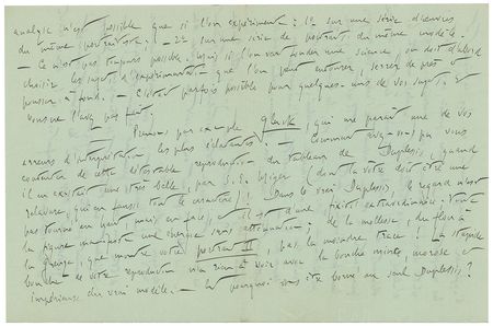 Lot #550 Romain Rolland Handwritten Letter Signed - Image 5