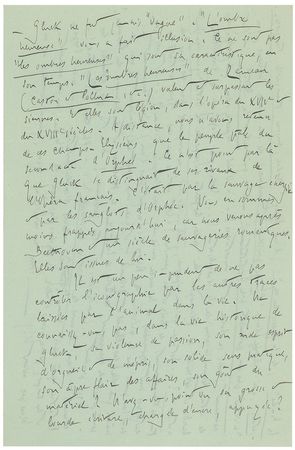 Lot #550 Romain Rolland Handwritten Letter Signed - Image 7