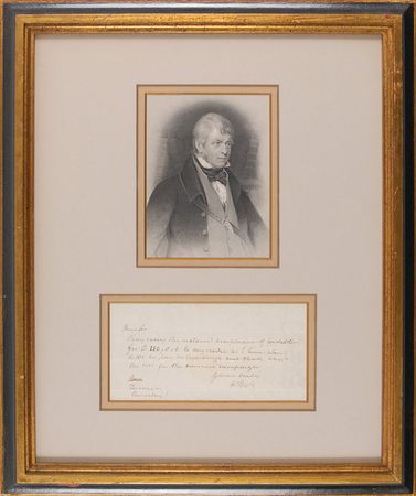 Lot #556 Sir Walter Scott Handwritten Letter Signed - Image 1