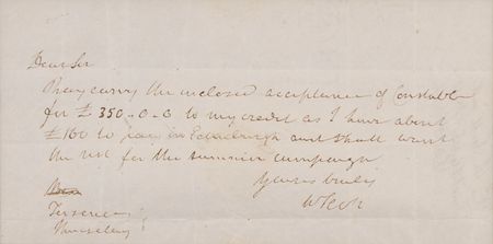 Lot #556 Sir Walter Scott Handwritten Letter Signed - Image 2