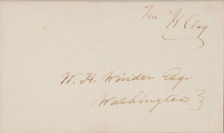 Lot #159 Henry Clay Free Frank - Image 2