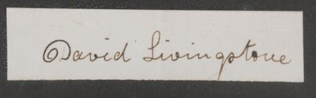 Lot #219 David Livingstone Signature - Image 2