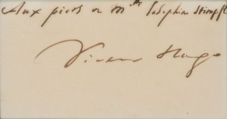 Lot #535 Victor Hugo Signature - Image 2