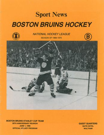Lot #872 Boston Bruins Program - Image 1