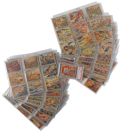 Lot #319 Horrors of War: Rarely seen 1938 Horrors of War complete set, including all short-prints - Image 1