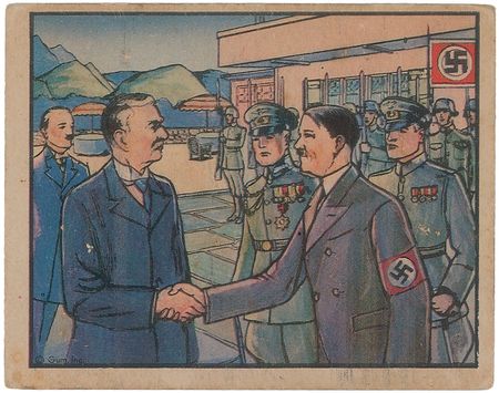Lot #319 Horrors of War: Rarely seen 1938 Horrors of War complete set, including all short-prints - Image 6