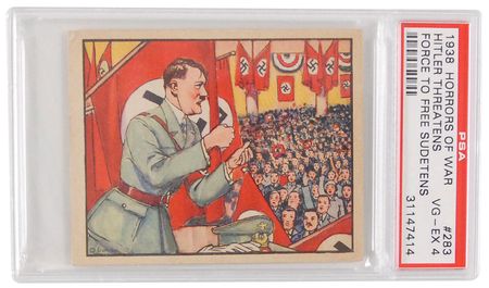 Lot #319 Horrors of War: Rarely seen 1938 Horrors of War complete set, including all short-prints - Image 8