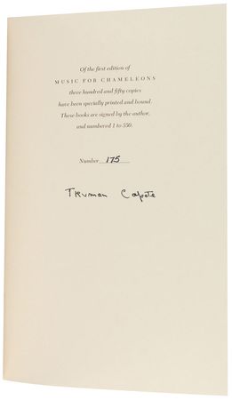 Lot #572 Truman Capote Book - Image 1