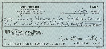 Lot #725 The Who: John Entwistle - Image 1