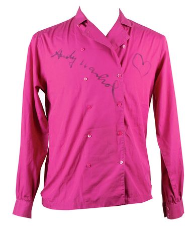 Lot #490 Andy Warhol Shirt - Image 1
