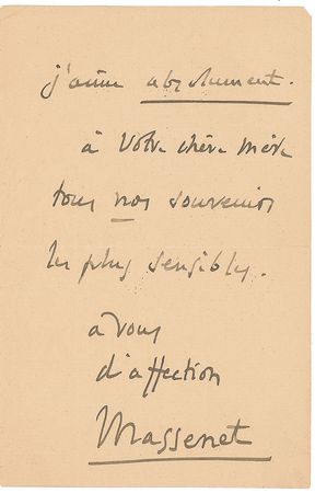 Lot #606 Jules Massenet - Image 3