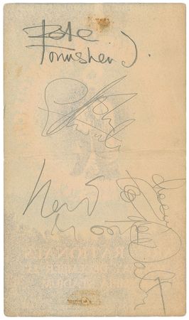 Lot #684 The Who: Fully signed in 1969 - Image 1