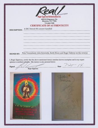 Lot #684 The Who: Fully signed in 1969 - Image 4