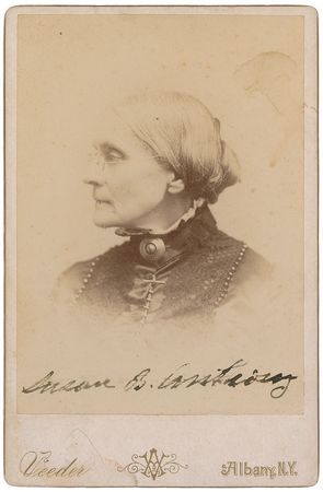 Lot #143 Susan B. Anthony Signed Photograph - Image 1