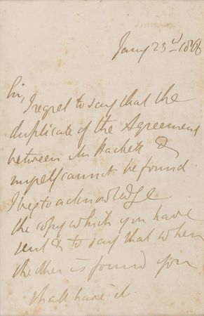 Lot #585 Alfred Lord Tennyson Handwritten Letter Signed - Image 1