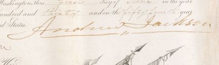 Lot #18 Andrew Jackson: Uncommon 1830 military appointment - Image 3