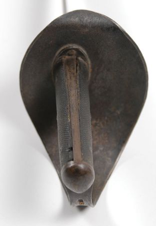 Lot #311 Confederate Navy Cutlass: Scarce Confederate navy cutlass built by Robert Mole - Image 6
