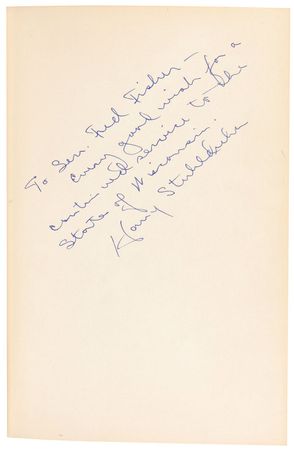 Lot #879 Four Horsemen: Harry Stuhldreher - Image 1