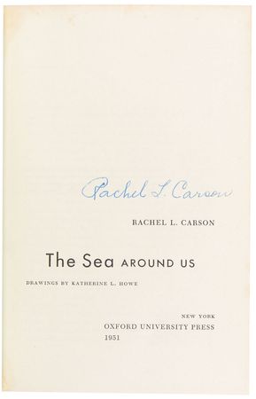 Lot #573 Rachel Carson Book - Image 1
