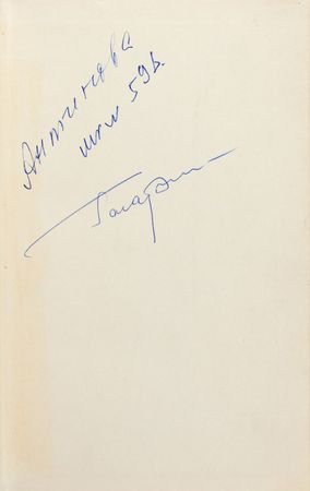 Lot #411 Yuri Gagarin: Yuri Gagarin signs his autobiography - Image 1