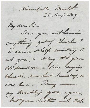 Lot #578 Edward Lear Handwritten Letter Signed - Image 1
