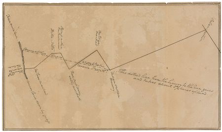 Lot #1 George Washington: Rare hand-drawn and