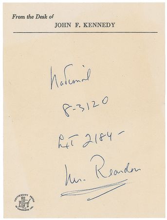 Lot #70 John F. Kennedy: From JFK’s first term in Congress - Image 2