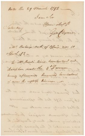 Lot #163 Declaration of Independence: George Clymer Handwritten Letter Signed - Image 2