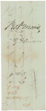 Lot #168 Declaration of Independence: Robert Morris Endorsement - Image 1