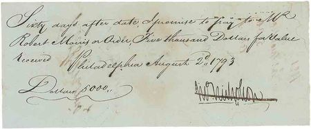 Lot #168 Declaration of Independence: Robert Morris Endorsement - Image 2