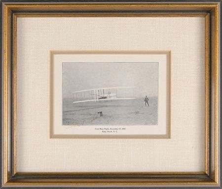 Lot #368 Orville Wright: Iconic image of man’s first flight - Image 2
