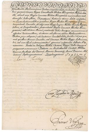 Lot #223 Maria Theresa Signed Letter - Image 2
