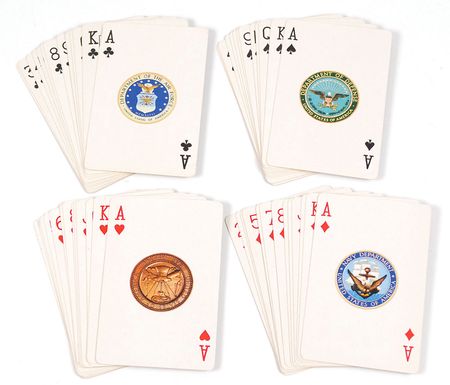 Lot #69 Dwight D. Eisenhower Playing Cards - Image 1