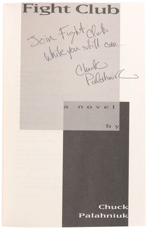 Lot #582 Chuck Palahniuk Book - Image 1