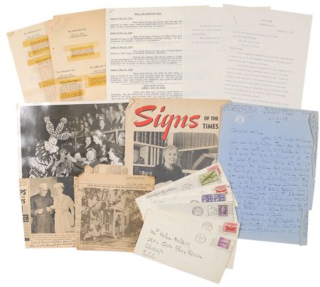 Lot #209 Helen Keller: “I have been asked to speak on the subject of his world-encircling service—a dot system of writing and reading for the blind” - Image 2